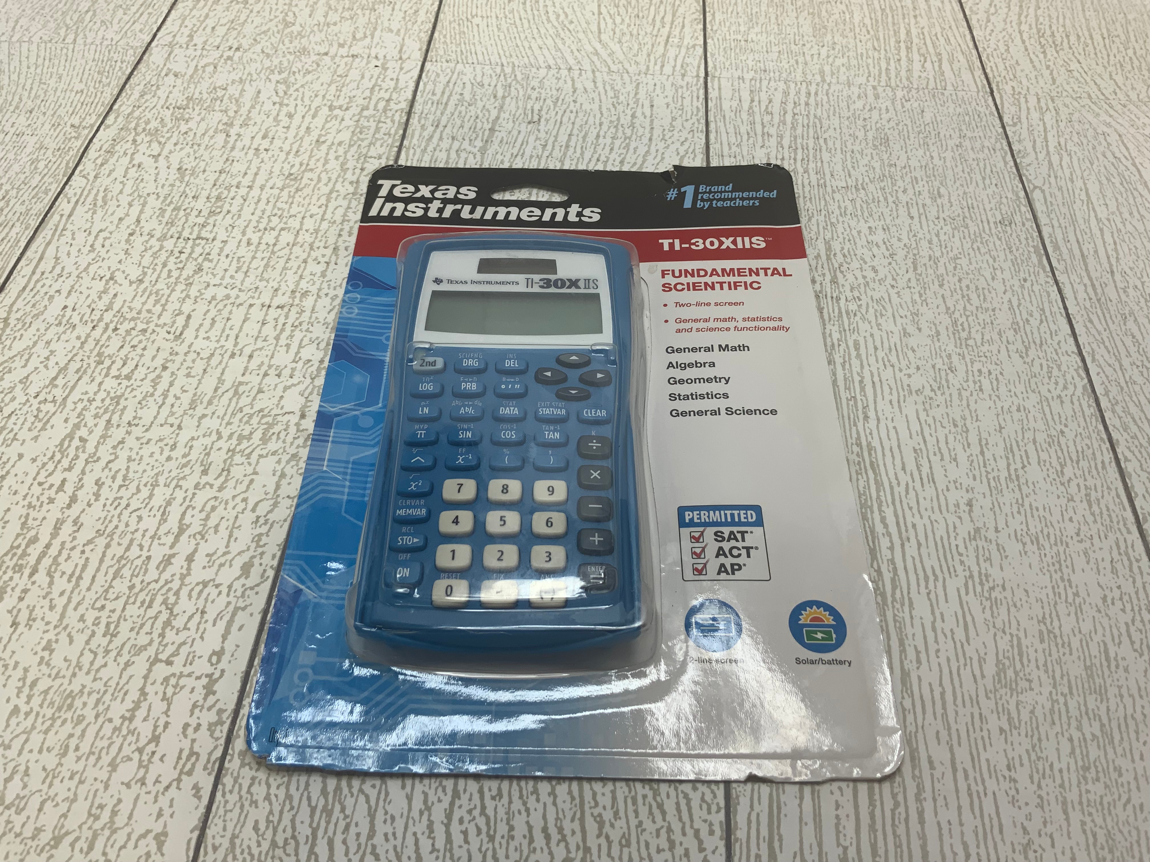 Texas Instruments TI-30XIIS Scientific Calculator, Blue (7947986895086)